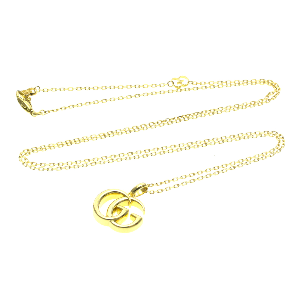 Gucci Double GG Necklace Yellow Gold (18K) No Stone Men,Women Fashion Necklac... - Picture 12 of 12
